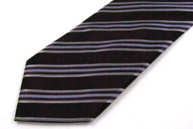 リョウコキクチ R.KIKUCHI ストライプ柄 メンズ ネクタイ 送料無料 【中古】【美品】