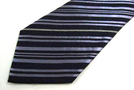 リョウコキクチ R.KIKUCHI ストライプ柄 メンズ ネクタイ 送料無料 【中古】【美品】