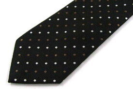 シンプルフレーズクラバット SIMPLE PHRASE CRAVAT ドット柄 メンズ ネクタイ 送料無料 【中古】【美品】