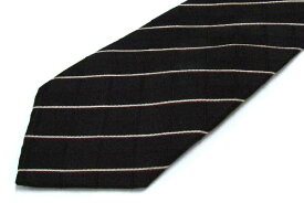 リョウコキクチ R.KIKUCHI ストライプ柄 メンズ ネクタイ 送料無料 【中古】【美品】