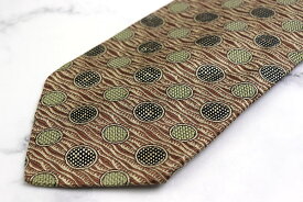 クリッツィア KRIZIA ドット柄 イタリア製 メンズ ネクタイ 送料無料 【中古】【美品】