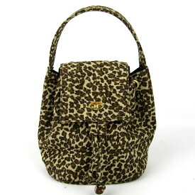 FABIEN ROZAN Paris ファビアンローザン ハンドバッグ レオパード ミニバッグ ポーチ ヒョウ柄 鞄 レディース ブラウン 【中古】