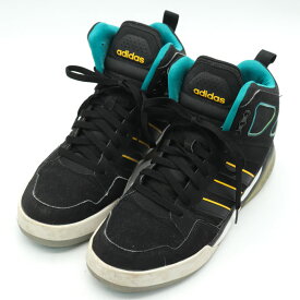 adidas アディダス スニーカー neo BB95 MID F99682 ハイカット 厚底 シューズ 靴 黒 メンズ 27cmサイズ ブラック 【中古】