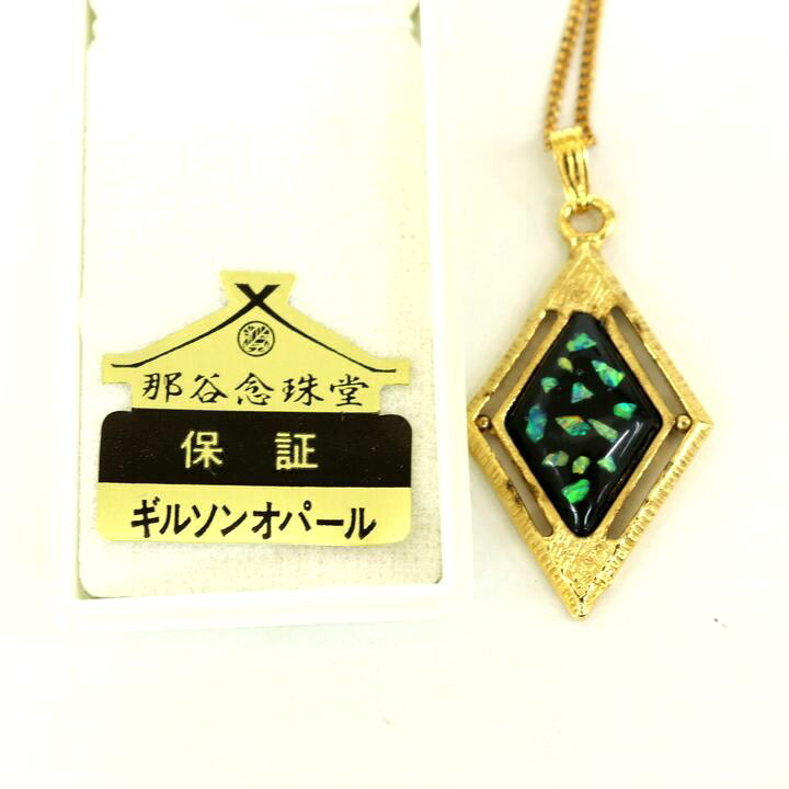 楽天市場】accessory 那谷念珠堂 ネックレス ギルソンオパール 保証 