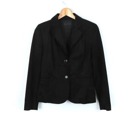 iCB アイシービー テーラードジャケット アウター スーツ 入学式 卒園式 レディース 9サイズ ブラック 【中古】