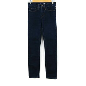 LEVI STRAUSS Signature リーバイストラウスシグネチャー デニムパンツ スキニー ジーンズ SLIM レディース 24サイズ ブルー 【中古】