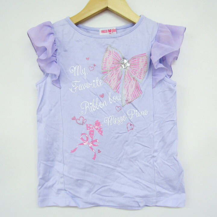 楽天市場】mezzo piano メゾピアノ 半袖Tシャツ トップス フレア袖  