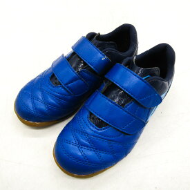 UMBRO アンブロ スニーカー ローカット フットサル シューズ ACRCT UU4OJB06BB シューズ 靴 キッズ 男の子用 17サイズ ブルー 【中古】