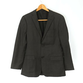 BURBERRY BLACK LABEL バーバリーブラックレーベル テーラードジャケット アウター スーツ ウール混 メンズ Sサイズ ブラック 【中古】