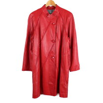 楽天市場】レザー ロングコート 中古の通販