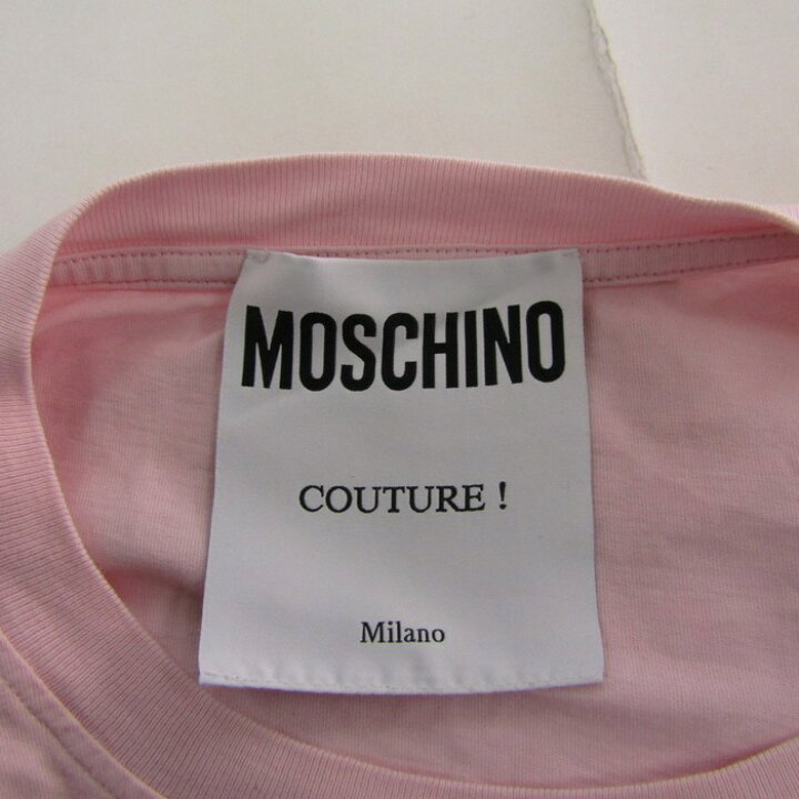 楽天市場】MOSCHINO モスキーノ 半袖Tシャツ コットン100% ブランド 