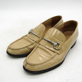 GUCCI グッチ ローファー スリッポン ブランド シューズ 靴 イタリア製 レディース 36サイズ ベージュ 【中古】