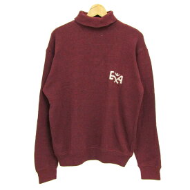 Emporio Armani エンポリオ・アルマーニ セーター トップス長袖タートルネックニット日本製 メンズ Mサイズ レッド 【中古】