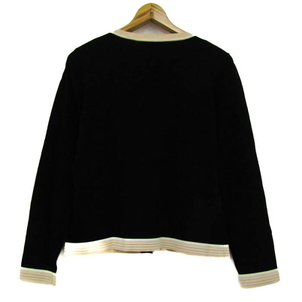 【楽天スーパーSALE 50％OFF】courreges クレージュ ニット トップス 長袖 ビジュー レディース 40サイズ ピンク×グレー 【中古】