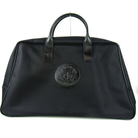 GIANFRANCO FERRE ジャンフランコフェレ ボストンバッグ ナイロン/レザー ブランド 旅行 鞄 黒 レディース ブラック 【中古】