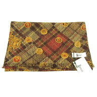 【期間限定60％OFF】A DOLCE ACCESSORIO エードルチェ ストール スカーフ 未使用 チェック柄 ワールド ブ…