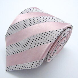 Paul Smith ポールスミス ブランド ネクタイ ストライプ柄 ドット柄 花柄 シルク PO メンズ ピンク 【中古】