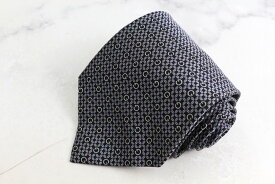 【全品39％OFFクーポン配布中】GUCCI グッチ ブランドネクタイ クレスト紋章 GG柄 チェック柄 小紋柄 シルク イタリア製 PO メンズ ブラック 【中古】