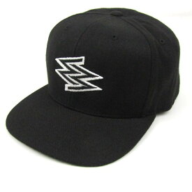 EAST MEETS WEST イーストミーツウエスト キャップ ロゴ スナップバック 帽子 メンズ ブラック 【中古】