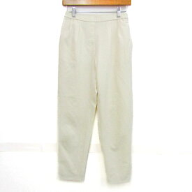 【期間限定50％OFF】PLST プラステ パンツ ボトムス テーパード ストレッチ レディース 2サイズ ベージュ 【中古】
