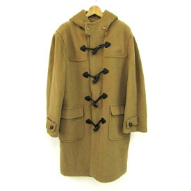 Austin Reed オースチンリード ダッフルコート アウター ウールコート ハンガリー製 メンズ Lサイズ ベージュ 【中古】