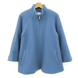 組曲 クミキョク ショートコート ジャケット アウター レディース 3サイズ ブルー 【中古】