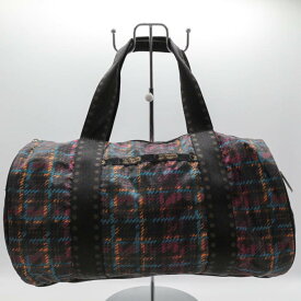 【期間限定50％OFF】LeSportsac レスポートサック ボストンバッグ 旅行バッグ 鞄 カバン ブランド 黒 レディース ブラック×マルチカラー 【中古】