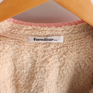 楽天市場 美品 ファミリア Familiar 100サイズ キャラクター ジャンパー 女の子 キッズ 子ども ジップアップ フード 裏起毛 ライナー ピンク ブランド古着 中古 Barce