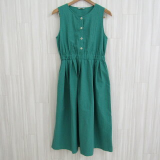 楽天市場 良品 エヘカソポ Ehka Sopo Mサイズ 無地 ワンピース レディース グリーン ブランド古着 中古 Barce