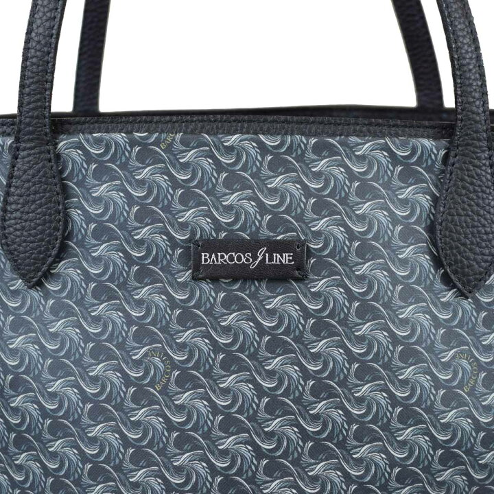 楽天市場】BARCOS J LINE トートバッグ 日本製 鳥プリント 大サイズ  