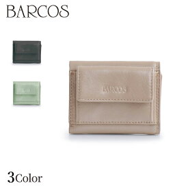 BARCOS しわパテントレザー3つ折り財布 レディース 全3色 ONESIZE バルコス