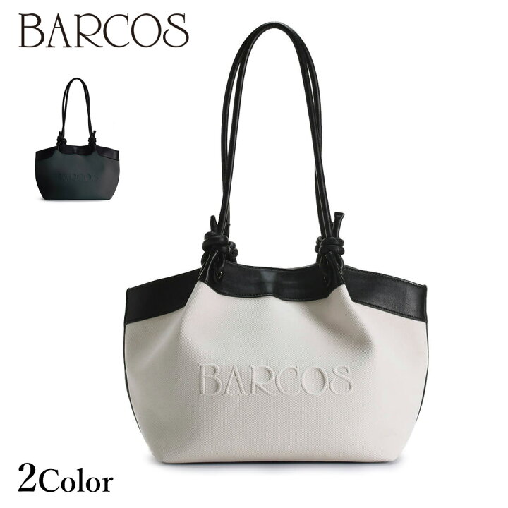 楽天市場】BARCOS キャンバスレザートートバッグ レディース 全2色 