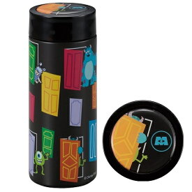 水筒 ディズニー ピクサー 200ml 軽量 スマートパーソナルボトル モンスターズ・インク ドア MA-2311 ステンレス ボトル 真空二重 保温 保冷 おしゃれ かわいい 軽い 直飲み ミニ ボトル コンパクト パール金属