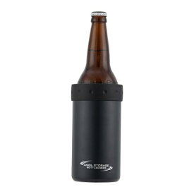 瓶ビール 保冷ホルダー 633 ブラック クールストレージ D-6645 ビールホルダー ワインボトル 0.6L ワインクーラー ワイン瓶 そのまま クーラー キャンプ 家呑み パール金属