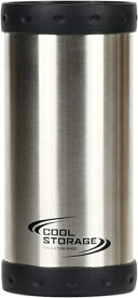 保冷 ペットボトルホルダー 500ml ～ 650ml Lサイズ サテン クールストレージ D-6747 ステンレス ボトルカバー ペットボトルクーラー パール金属