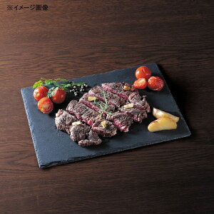 天然石 角皿 マルチ スレートプレート 30×21cm UP-2594 長方形 石 フラット 黒い食器 おしゃれ ブラック 大皿 インスタ映え 石のプレート キャプテンスタッグ