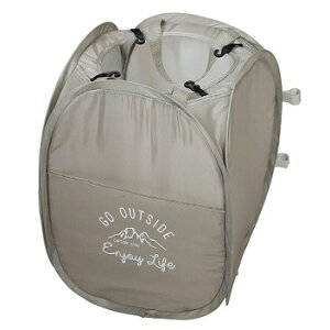 ゴミ箱 折りたたみ モンテ ポップアップ ダストボックス カーキ UM-1551 キャンプ おしゃれ ランドリーバスケット コンパクト ぬいぐるみ 収納 収納バッグ付き キャプテンスタッグ