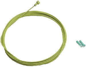 \ 在庫処分 / 自転車 ケーブル ALLIGATOR ブレーキ用PTFE インナーケーブル ステンレス Φ1.6×2000mm LY-BSTPT20-76+2C グリーン YD-839 アリゲーター 自転車ワイヤー 限定数量特価