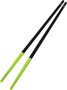 菜箸 箸 シリコン チョップスティック ブラック×グリーン ベジライブ CC-1090 菜ばし 盛り付け 食洗機対応 おしゃれ パール金属