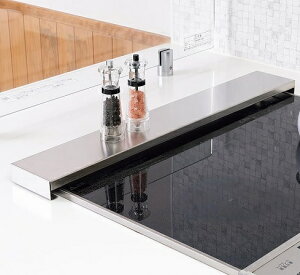 排気口カバー 60cm IH ガス コンロ コンロカバー 傷防止 ステンレス製 HC-498 フラット グリルカバー 油はねガード 洗いやすい パール金属 同梱不可