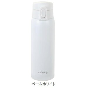 水筒 軽量 ワンタッチ マグ ボトル 500ml ピンク ブルー ホワイト グレー カフェマググレース ステンレスボトル 軽い 保温 保冷 かわいい おしゃれ HC-542 HC-543 HC-544 HC-545 パール金属