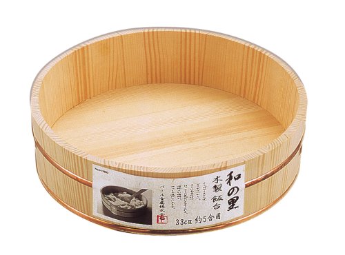 寿司桶 和の里 木製飯台 割引も実施中 33cm 約5合用 C-2962 夏祭り ひなまつり おひつ パール金属 木桶 男女兼用