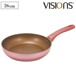 �t���C�p�� 26cm IH�Ή� �s���N VISIONS GOLD Coating CP-8795 �ϋv�� �����w��OK �y�� ���������Ă��� ������� �ӂ��f���H �\�t�g�n���h�� �K�X�� �I�[���M�� �p�[������