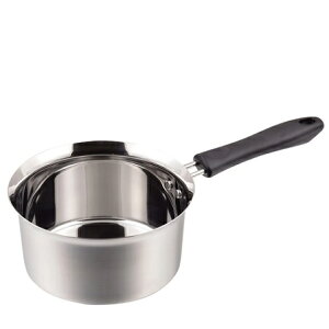 行平鍋 IH 14cm 注ぎやすい行平鍋 ステンレス製 日本製 メイドインジャパン HB-1886 軽量 軽い IH対応 ガス火 オール熱源対応 サテン仕上げ 新潟県 燕三条 片手鍋 パール金属