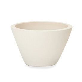 サフィ　E105W　Mサイズ 7号鉢　≪植木鉢 おしゃれ 陶器 白系テラコッタ 素焼き鉢≫