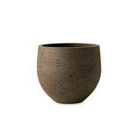 【在庫限り】カッソル　オーブ　6号 ブラウン　≪植木鉢 中型 軽量 おしゃれ ファイバーセメント セール対象1≫