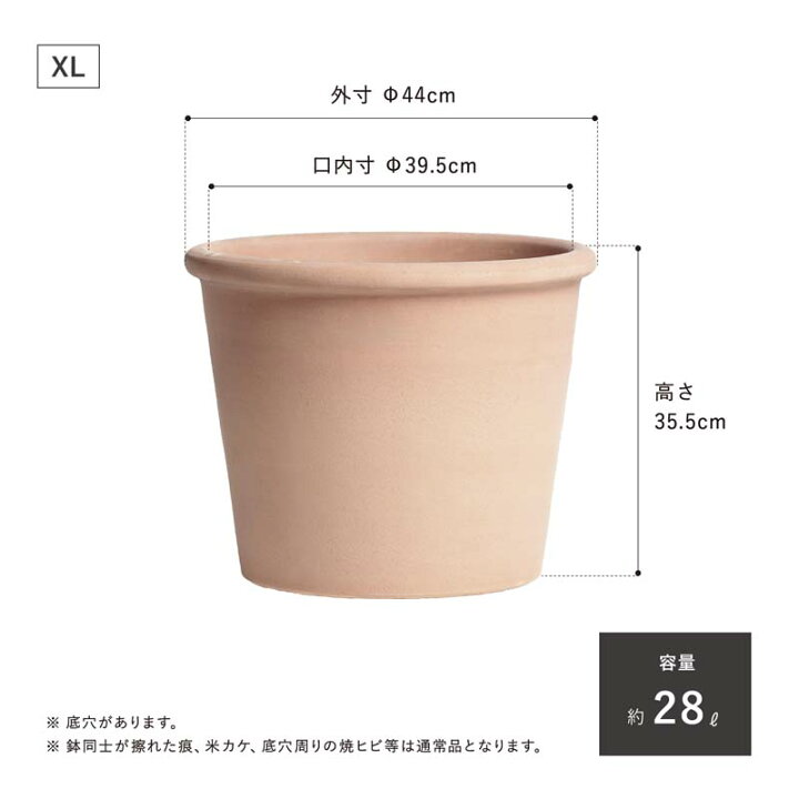 楽天市場】シリンドロ アリーナ 15号 ≪植木鉢 イタリアンテラコッタ鉢 