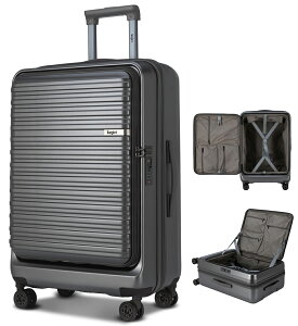 �������� [Bargiotti] �X�[�c�P�[�X �t�����g�I�[�v�� �L�����[�P�[�X �@���������� S�T�C�Y �O�J�� M�T�C�Y �ЊJ�� ABS+PC ���T�{�L���X�^�[ YKK�t�@�X�i�[ �g���@�\�t�� �É� �y��