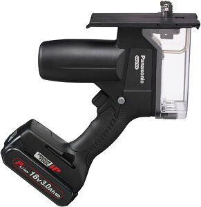 �p�i�\�j�b�N(Panasonic) �[�d�p���J�b�^�[ 18V 3.0Ah�d�r�p�b�N×2��/�[�d��/�P�[�X�t �f���A�� (14.4V/18V�Ή�) IP5X �؍H15mm�E�΍p30mm�ؒf EZ45A3PN2G-B �u���b�N