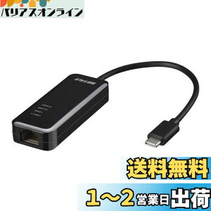 yzobt@[ BUFFALO LLANA_v^[ LUA4-U3-CGTE-BK ubN Giga Type-C USB3.1(Gen1)Ή